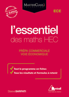 L'indispensable de maths HEC ECE