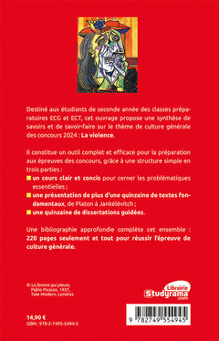 La violence - Prépas commerciales Culture générale concours 2024 ECG - ECT