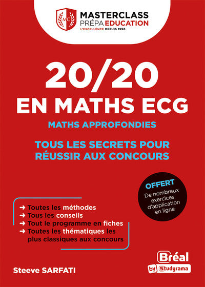 20/20 en maths ECG