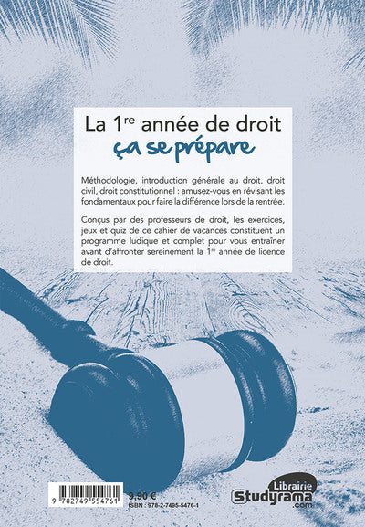 Le cahier de vacances pour réussir en droit: Testez-vous !