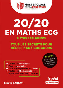 20/20 en maths ECG - Maths appliquées