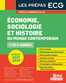Économie, sociologie et histoire du monde contemporain 2025-2026