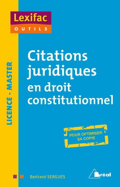 Citations juridiques en droit constitutionnel