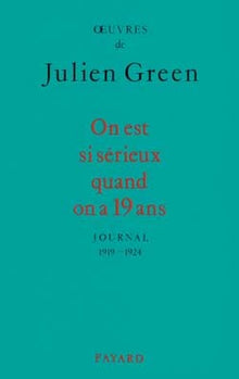 On est si sérieux quand on a 19 ans