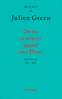 On est si sérieux quand on a 19 ans