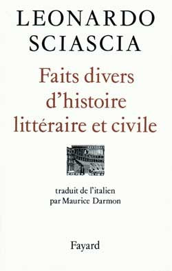 faits divers d'histoire littéraire et civile