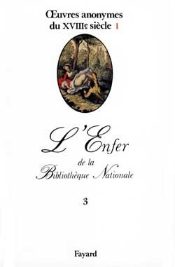 oeuvres anonymes du XVIIIe siècle, I