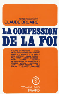 La confession de la foi chrétienne