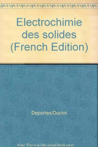 Electrochimie des solides