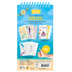 Carnet créatif Mode Academy Soleil (avec un bracelet)