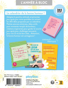 Calendrier Idées positives en 365 jours - Année à bloc