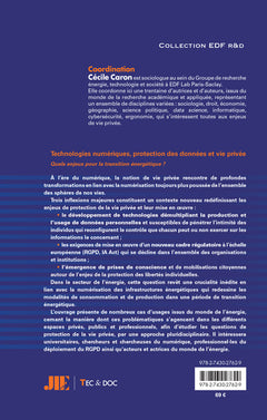 Technologies numériques, protection des données et vie privée