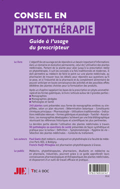Conseil en phytothérapie