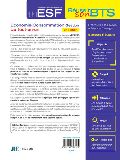 BTS ESF Économie-Consommation Gestion