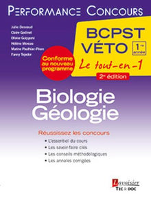 Biologie-Géologie 1re année BCPST-VÉTO