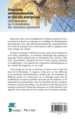 Empreinte environnementale et rôle des entreprises