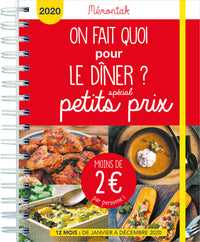 On fait quoi pour le dîner Spécial petits prix Mémoniak 2020