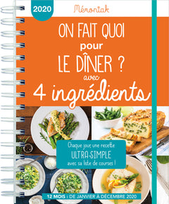 On fait quoi pour le dîner ? 4 ingrédients Mémoniak 2020