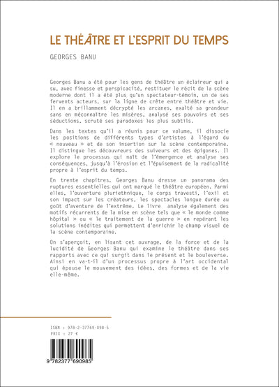 Le théâtre et l'esprit du temps