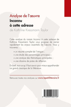 Inconnu à cette adresse