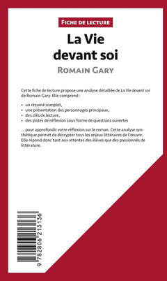 La vie devant soi de Romain Gary (Fiche de lecture)