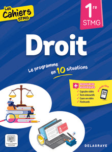 Cahiers STMG Droit 1re STMG (2025) - Pochette élève