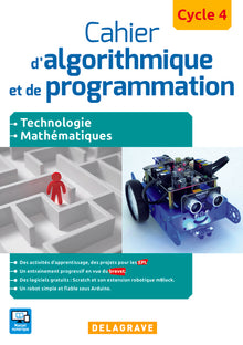 Cahier d'algorithmique et de programmation Cycle 4 (2016)