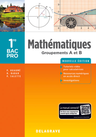 Mathématiques - Groupements A et B - 1re Bac Pro (2018)