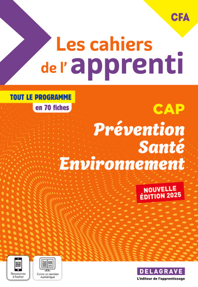 Les cahiers de l'apprenti Prévention Santé Environnement (PSE) CAP (2025) - Pochette élève
