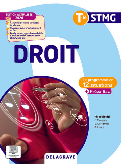 Le programme en situations Droit Tle STMG (2024) - Pochette élève