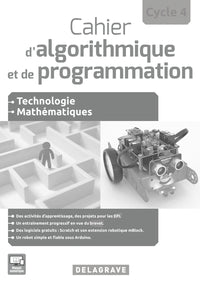 Cahier d'algorithmique et de programmation Cycle 4