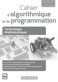 Cahier d'algorithmique et de programmation Cycle 4