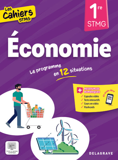 Cahiers STMG Économie 1re STMG (2025) - Pochette élève