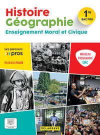 Les parcours pros Histoire Géographie EMC 1re Bac Pro (2025) - Pochette élève