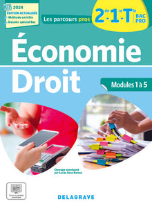 Les Parcours Pros Économie-Droit 2de, 1re, Tle Bac Pro (2024) - Pochette élève