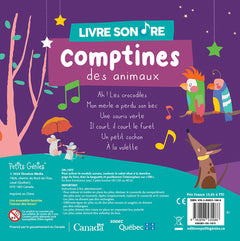 Comptines de animaux - Livre sonore