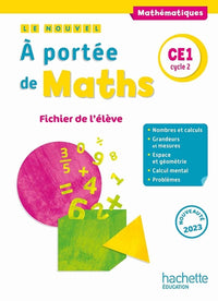 Le nouvel A portée de maths CE1 - Fichier élève