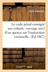 Le code pénal enseigné aux enfants