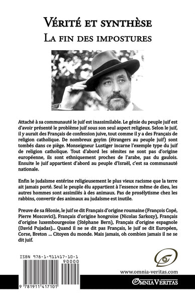 Verite et synthese - la fin des impostures