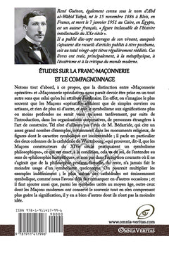 Études sur la franc-maçonnerie et le compagnonnage