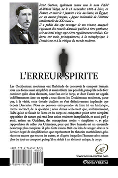 L'erreur spirite