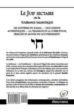 Le Juif sectaire ou la tolérance talmudique