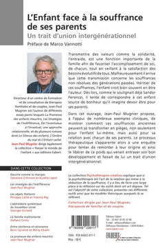 L'enfant face à la souffrance de ses parents