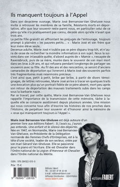 Ils manquent toujours à l'Appel