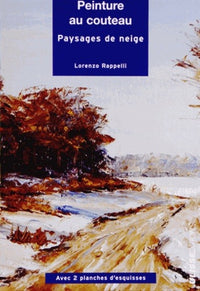 Peinture au couteau paysages de neige