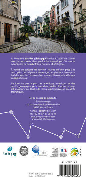 Balade géologique à Paris 18e