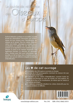 Guide des oiseaux d'Europe