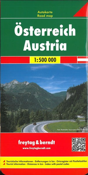Carte routière : Autriche