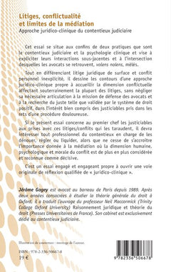 Litiges, conflictualité et limites de la médiation