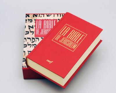 La Bible de Jérusalem - Major Cuir Bleu